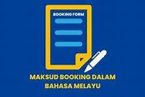 Booking Arti Dalam Bahasa Indonesia